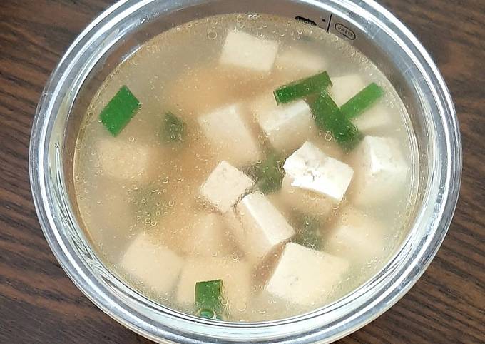 Resep Sop Tahu Ala Hokben Clear Soup Oleh Farah Cookpad