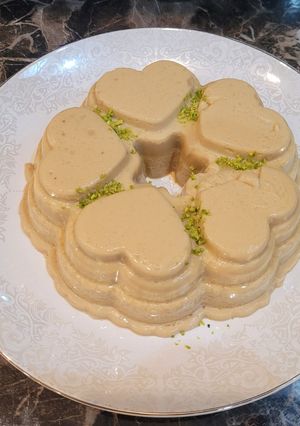 عکسی از دستور دسر کرم کارامل