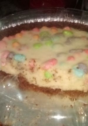 A picture of Marshmallow cheesecake.