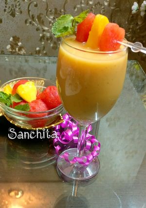 A picture of Mango Watermelon Smoothie.