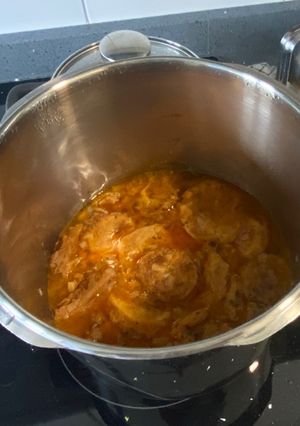 Una foto de Patatas a la importancia en olla express