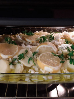 Una foto de Pescado al horno