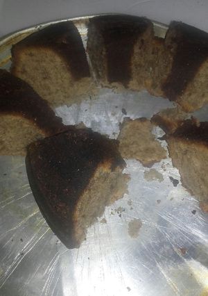 Una foto de Budín de banana sin huevo