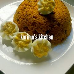 A picture of Rice and beans.