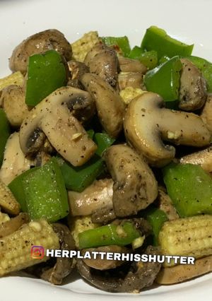 A picture of Sauteed vegetables.