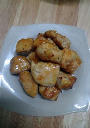 Hình của món Gà sốt cam.