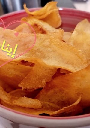 صورة لوصفة بطاطا شيبس