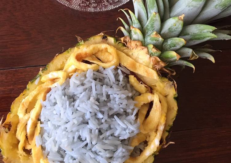 Resep masakan Nasi biru bunga telang | Resep Membuat Nasi biru bunga telang Yang Menggugah Selera