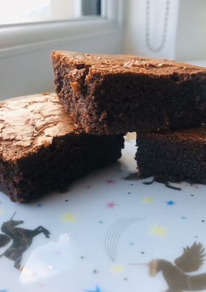 Una foto de Brownie de Nutella