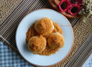 Foto resep Ketan Serundeng Renyah / Ketan Tabur Bumbu / Jadah Tetel