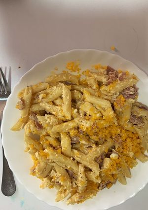 Foto principal de MCS Monsieur Cuisine Smart - Macarrones a la carbonara a mi manera