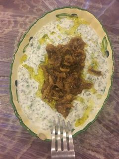 صورة لوصفة روب (زبادي) وخيار بالباذنجان