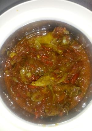 A picture of Chicken sauce.