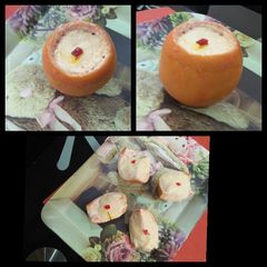 A picture of Orange icecream.