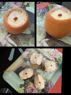 A picture of Orange icecream.