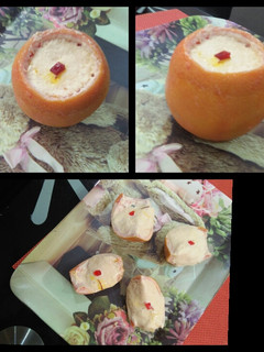 A picture of Orange icecream.