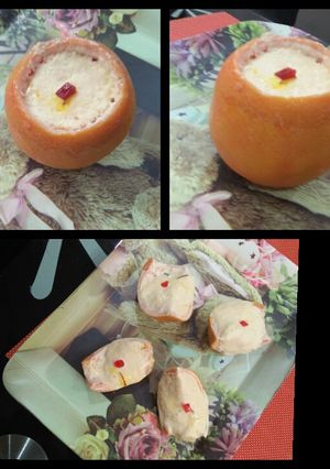 A picture of Orange icecream.