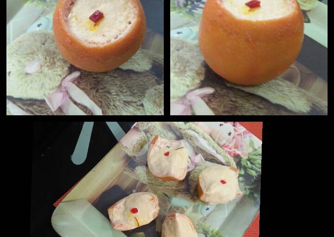 Simple Way to Make Quick Orange icecream