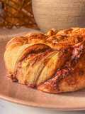 Caracola de queso y moras 3 ingredientes