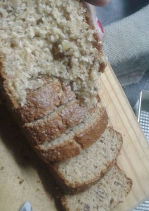 Una foto de Budín integral de manzana y nuez