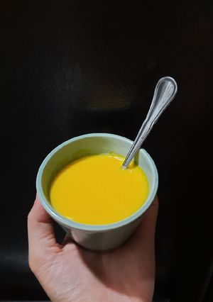 Hình của món Sữa bí ngô bổ dưỡng.