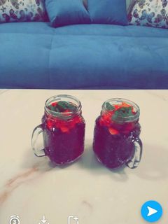 صورة لوصفة موهيتو بالفراوله 🍓