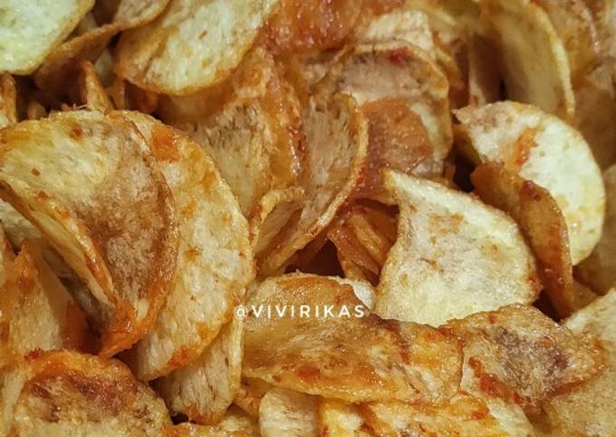 Resep Kripik Kentang Kriuk Pedas Oleh Vivi Susanty Cookpad