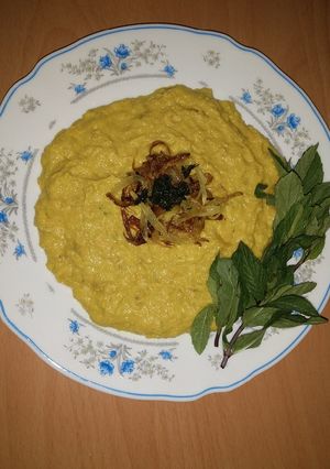 عکسی از دستور حلیم بادمجان (بادمجان وگوشت)