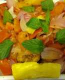 Filetes de pechuga escabechadas a lo Carmelita