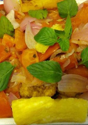 Una foto de Filetes de pechuga escabechadas a lo Carmelita