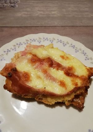 Foto di Torta di pane con mortadella e fiordilatte