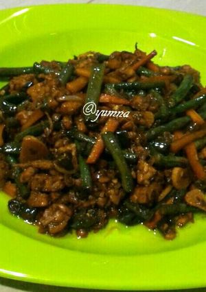 Foto resep Oseng tempe wortel kacang
