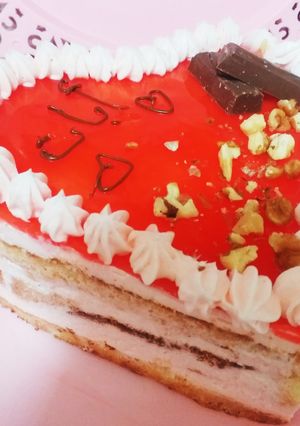 صورة لوصفة كيكة الحب لحبوبتي ♥️