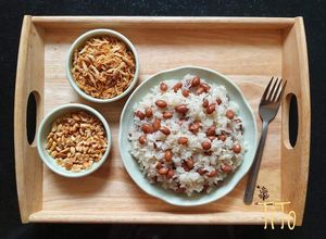 Hình của món Xôi đậu phộng.