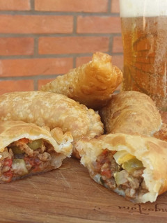 Una foto de Empanadas veggie de soja texturizada
