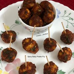 A picture of Spicy Baby Potato Fry.