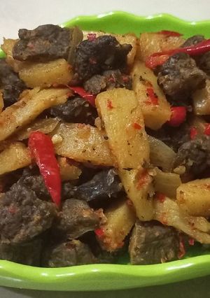 Foto resep Sambal goreng paru