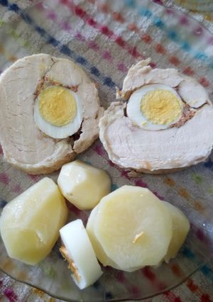 Una foto de Arrollado de pollo