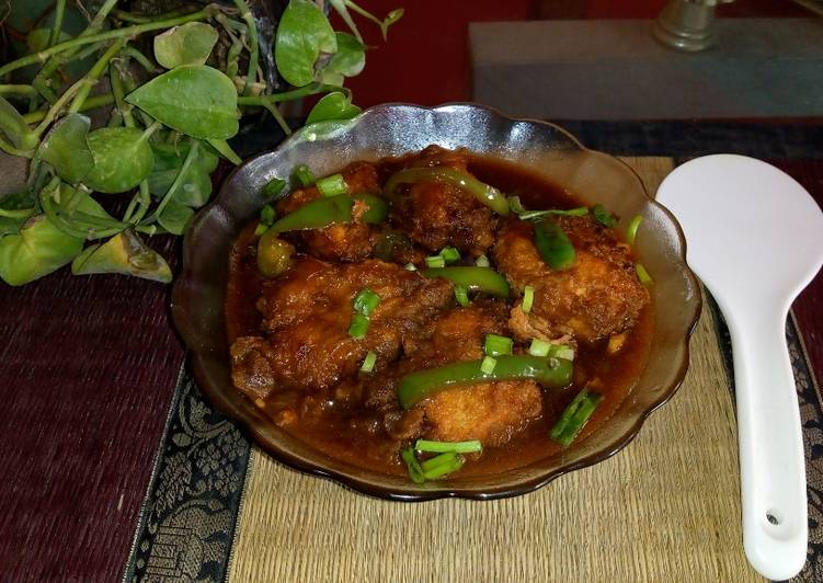 Chicken manchurian curry