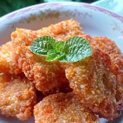 A picture of Naget Pisang Kukus.