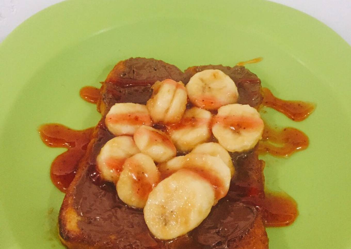 Butterscotch French Toast With Nutella Banana