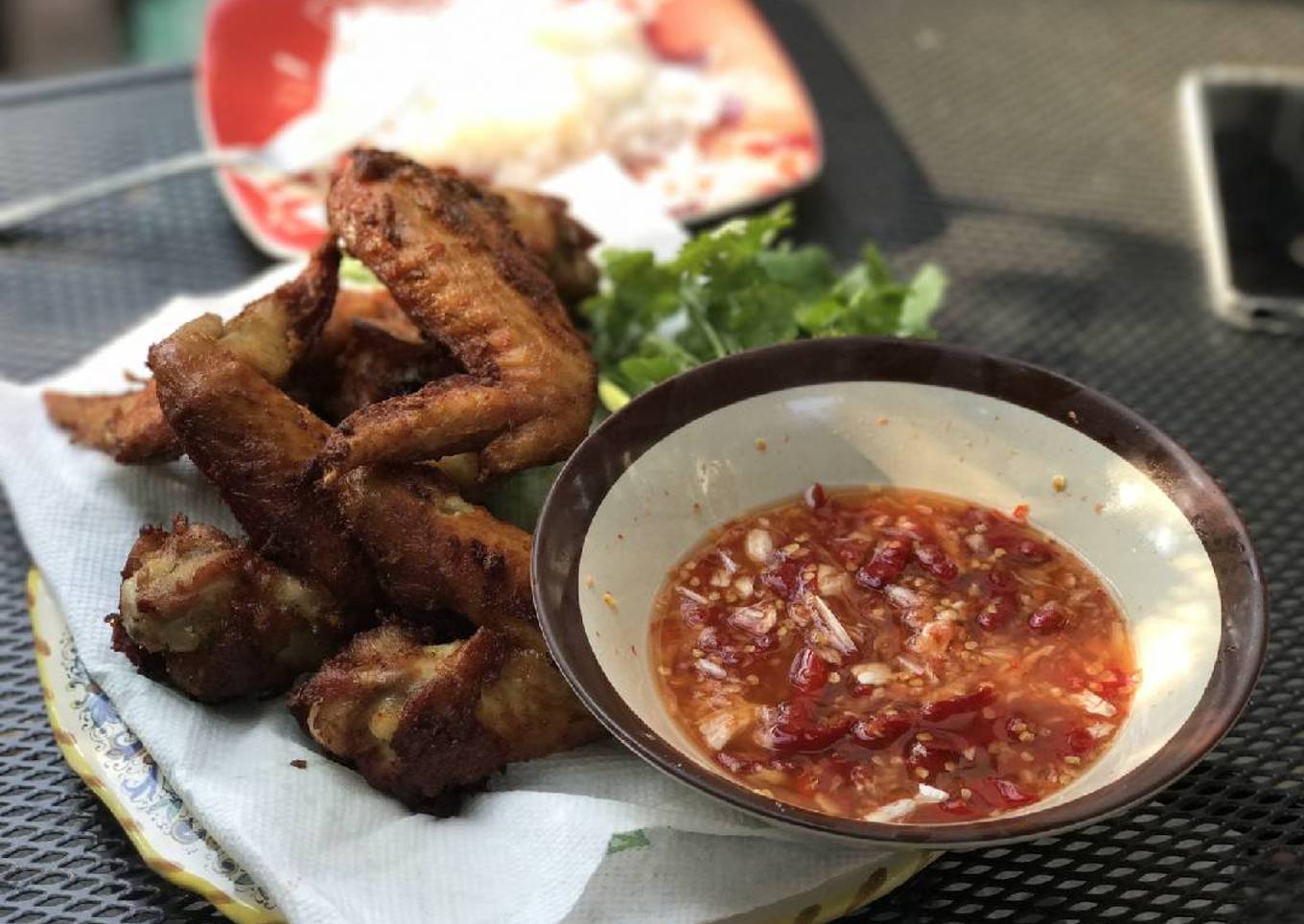 Thai chicken wings (peek gai todd)