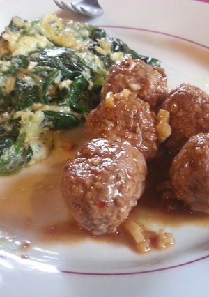 Une photo de Boulettes de boeuf au poivre