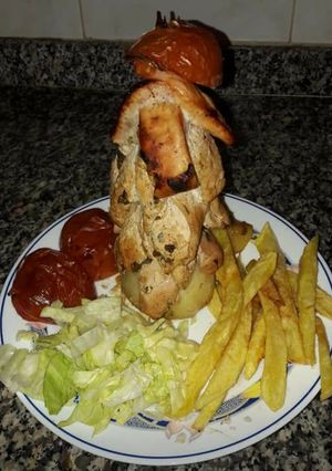 A picture of Chicken Shawarma.