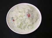A picture of vegetable raita