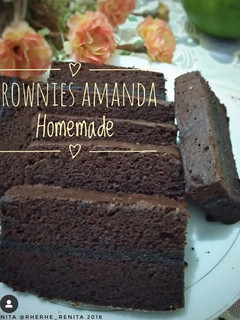 Foto resep Brownies Amanda Home made