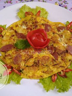 Foto resep Omelet Nasi Keju