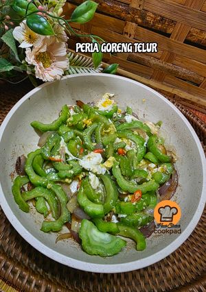 Gambar 30:9:26 - Peria goreng telur