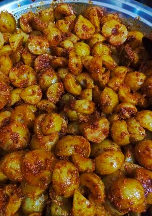 A picture of Amla pickle.