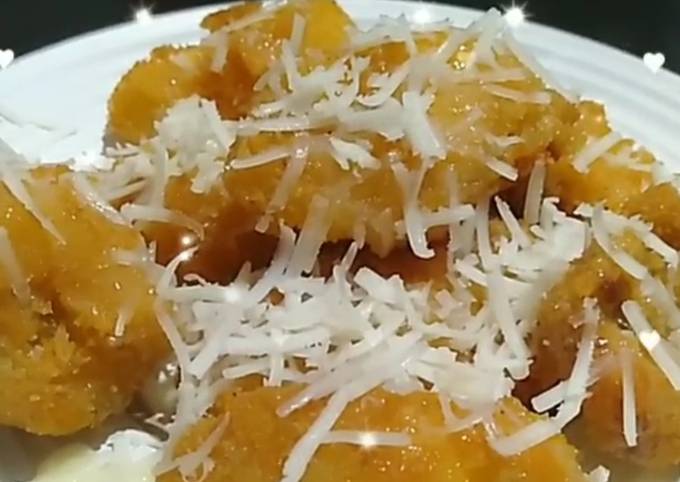 Resep Pisang krispy susu keju yang Sempurna